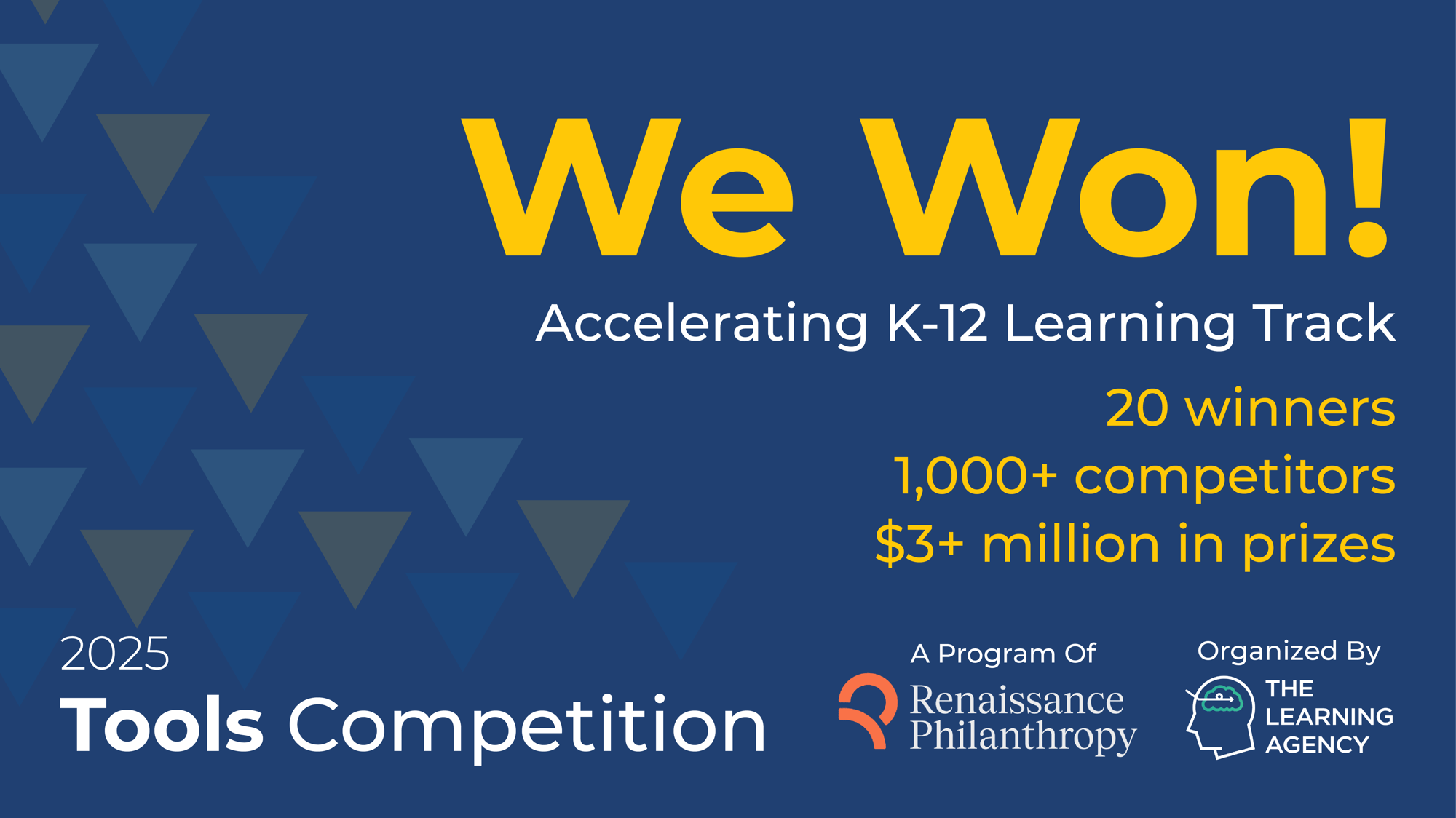 Winner Card - Accelerating K-12 Learning _ 2025 Tools Winner Card - Accelerating K-12 Learning _ 2025 Tools